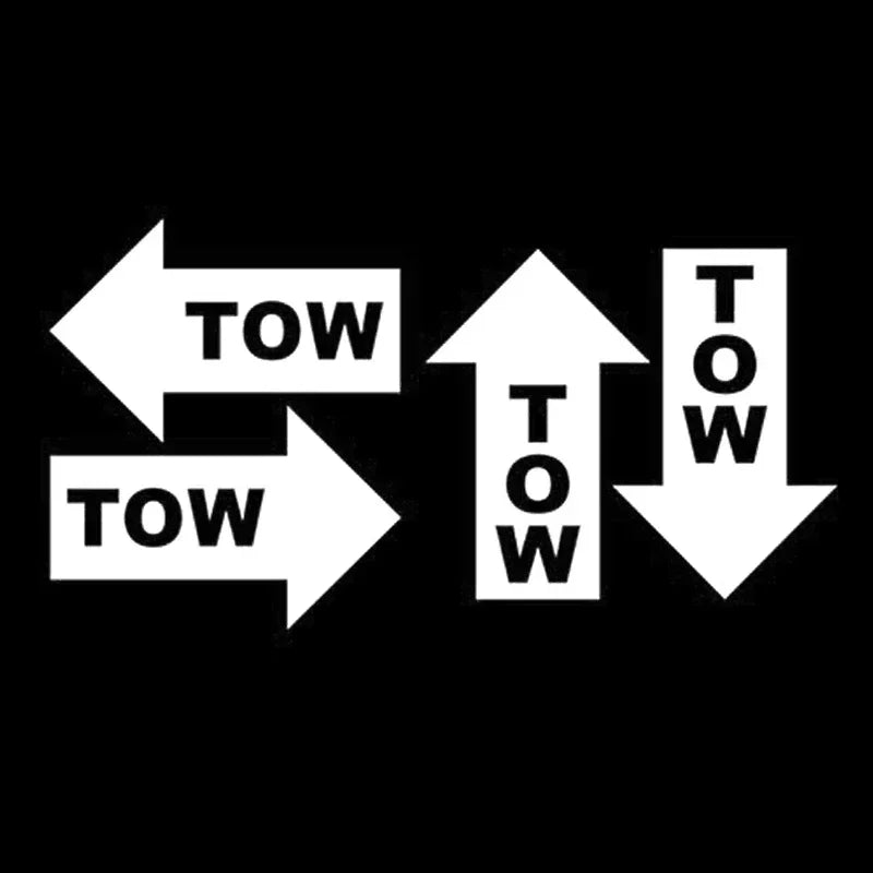Funny Sticker Tow Hook Arrow Jdm Vinyl Automobiles Reflective