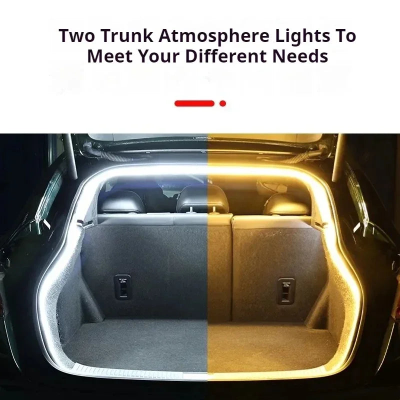 For Audi Q7 Auto Interior Accessories Rear Trunk Bar Strips