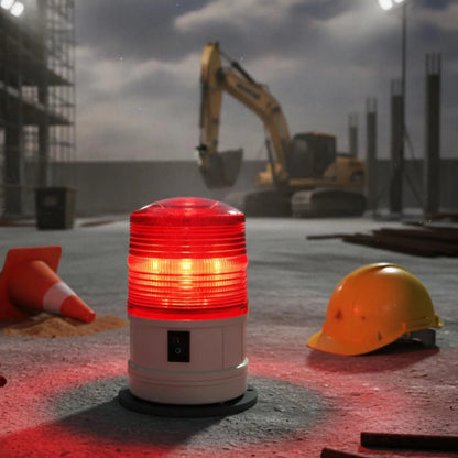 Battery Powered Red Warning Beacon Portable Emergency Indicator