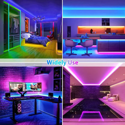For Home Gaming Room Decor Lighting RGB Strip USB 5V Waterproof