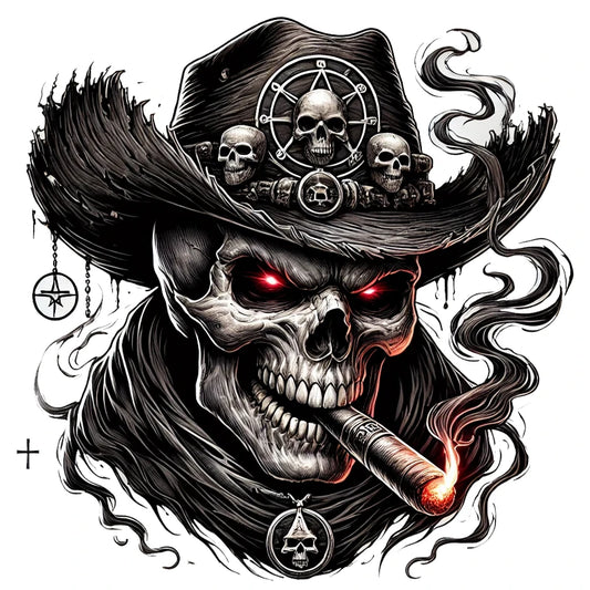 5PCS Skull Stickers Body Personalized
