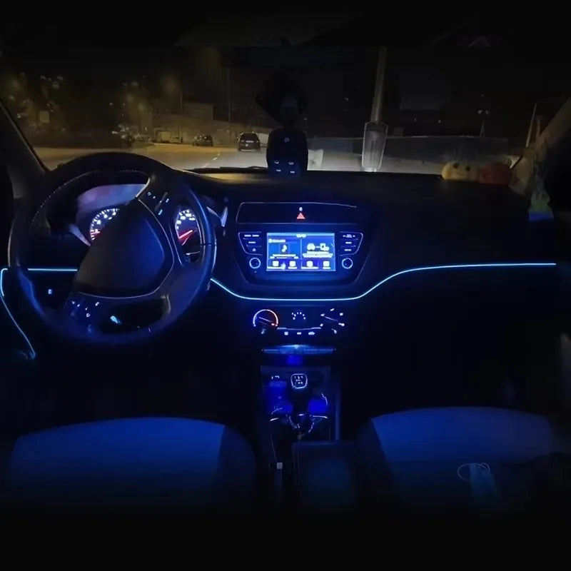 5M Interior Atmosphere Lighting Strip 5V Flexible El Cold
