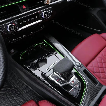 For Audi A4 S4 A5 S5 Piano Black Center Console Ambient B9 A4 A5