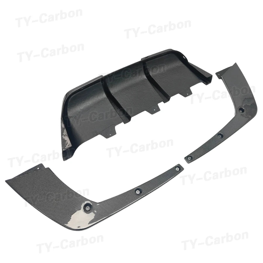 For BMW 6 Series F06 F12 Rear Bumper Diffuser Lip Spoiler Real