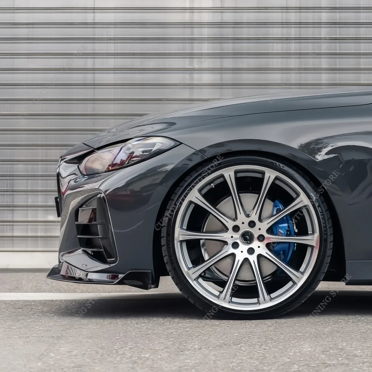 For BMW G22 G23 G24 G26 M Sport Mp Front Bumper Lip Splitter