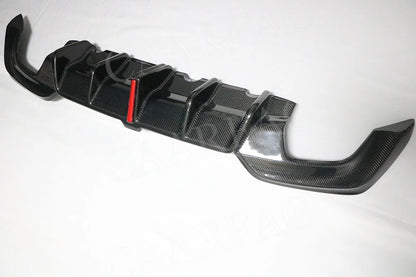 For BMW G20 G28 M Sport Carbon Fiber Rear Bumper Diffuser