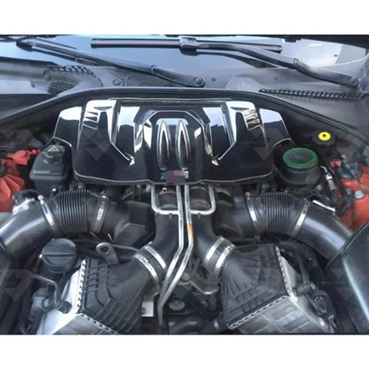 For BMW Series M5 F10 F18 M6 F06 F12 F13 Dry Carbon Fiber Engine