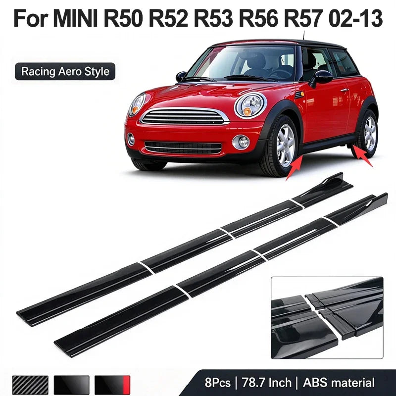 For BMW MINI R50 R52 R53 78.7inch 2M Sectional Side Skirt