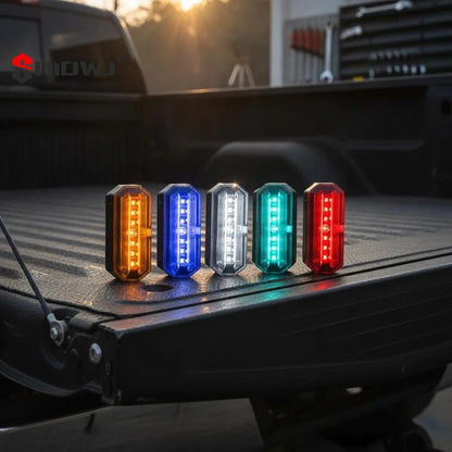 Solar Powered Warning Strobe anti-collision Safety Wireless Side