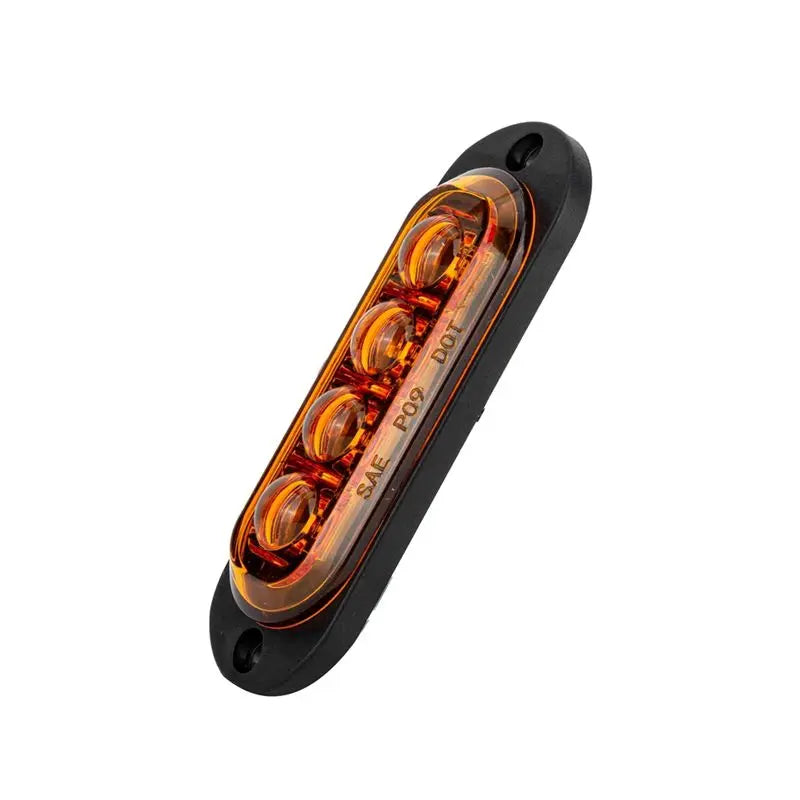 For Trailers 10PCS 12v-24v 4LED Side Marker Turn Signal