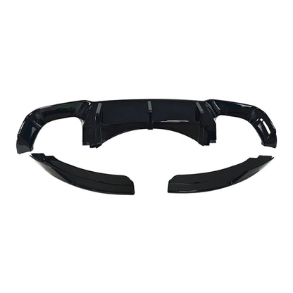 For BMW X5M F85 X6M F86 Gloss Black Tail Rear Bumper Diffuser