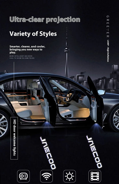 For Chery Jaecoo 7 J7 J8 2PCS Door Logo Projector Ghost Shadow