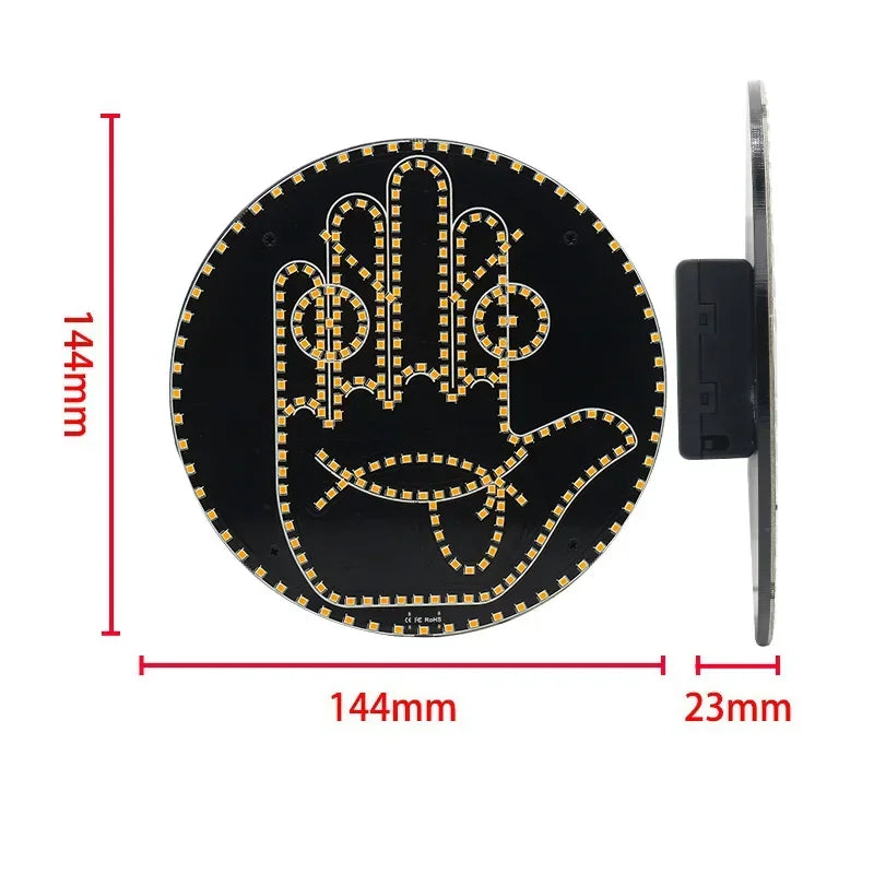 Expression Finger Remote Control Lighting Gesture Road Rage
