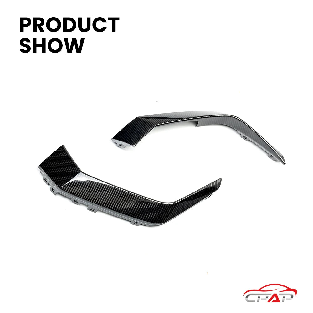 For BMW X7 G07 Lci Oem Real Dry Carbon Fiber Front Air Duct Trim