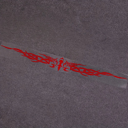 1PC Laser Reflective Wing Stripe Decal 98.5x11.8cm Vinyl Sticker