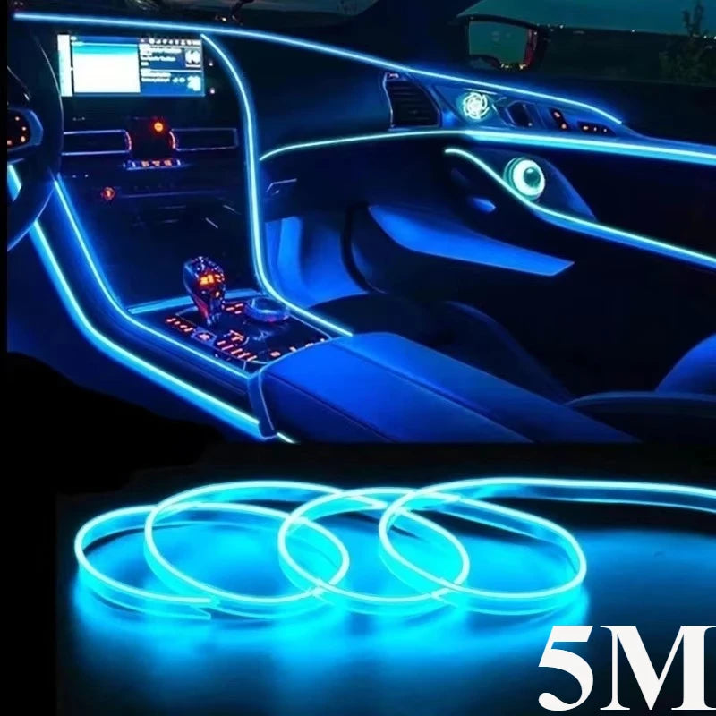 5M Environment El Wire USB Flexible Neon Interior