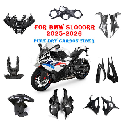 For BMW S1000RR M1000RR 2025 2026 Pure Dry Carbon Fiber Fairing