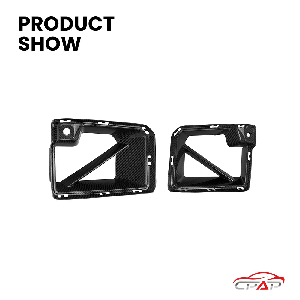 For BMW M2 G87 Cs Style Real Dry Carbon Fiber Front Bumpe Air
