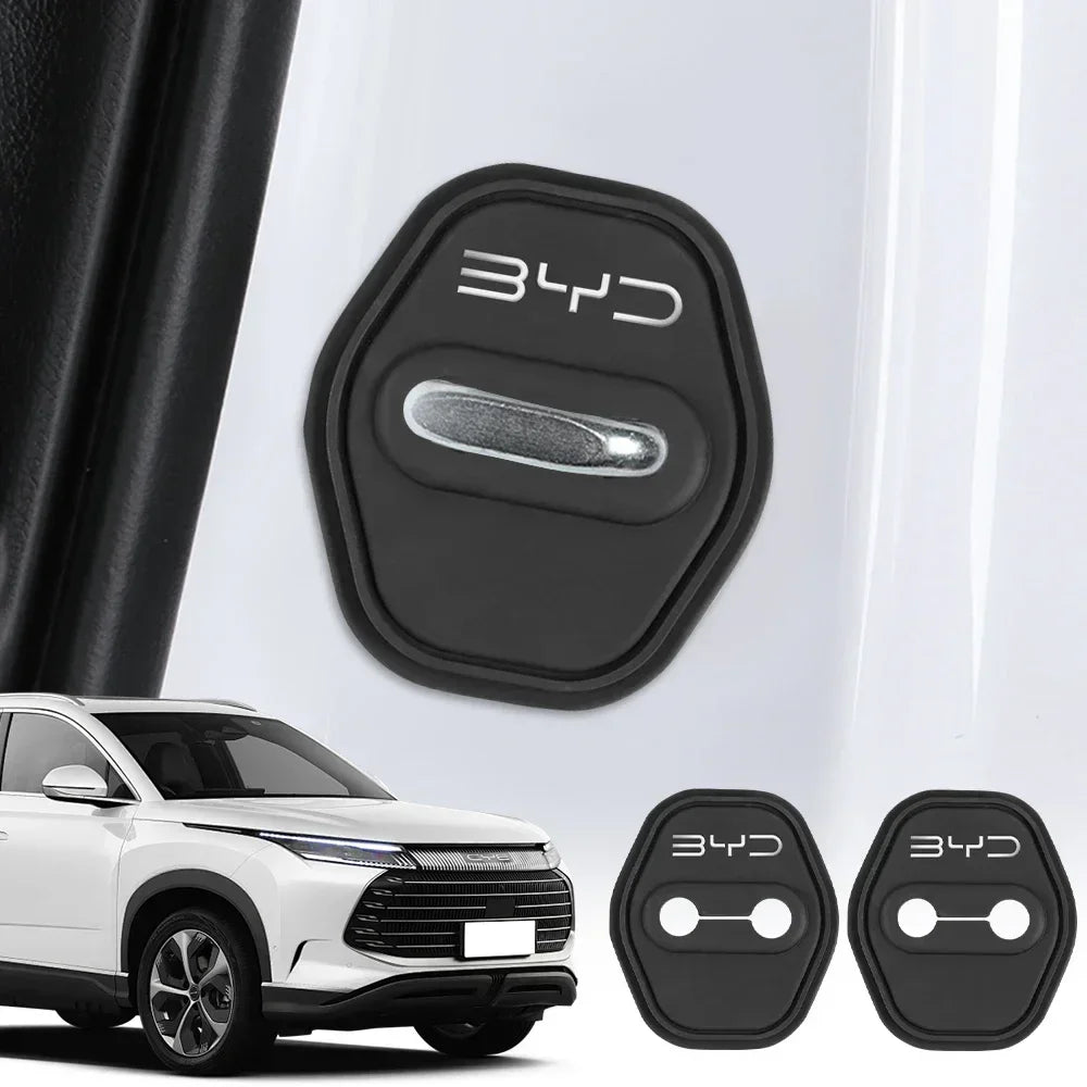 For BYD Atto 3 Yuan 4PCS Door Lock Cover Protector anti-rust