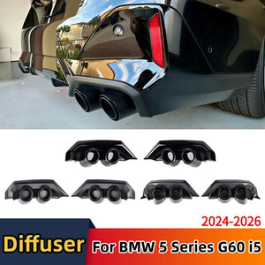 For BMW 5 Series I5 G60 Rear Lip Diffuser Exhaust Tip Protector