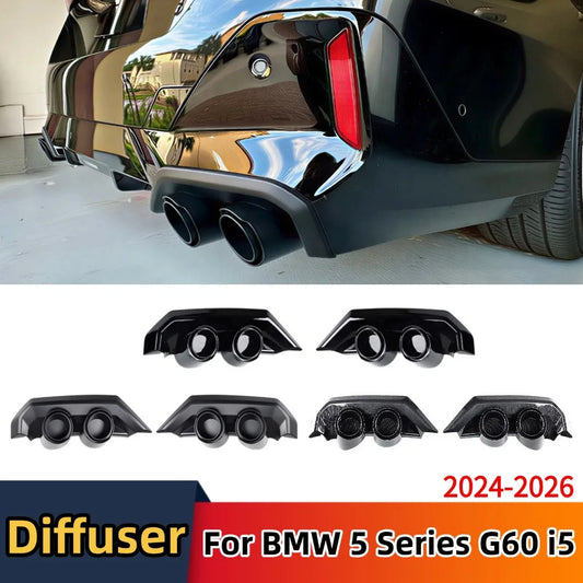 For BMW 5 Series I5 G60 Rear Lip Diffuser Exhaust Tip Protector