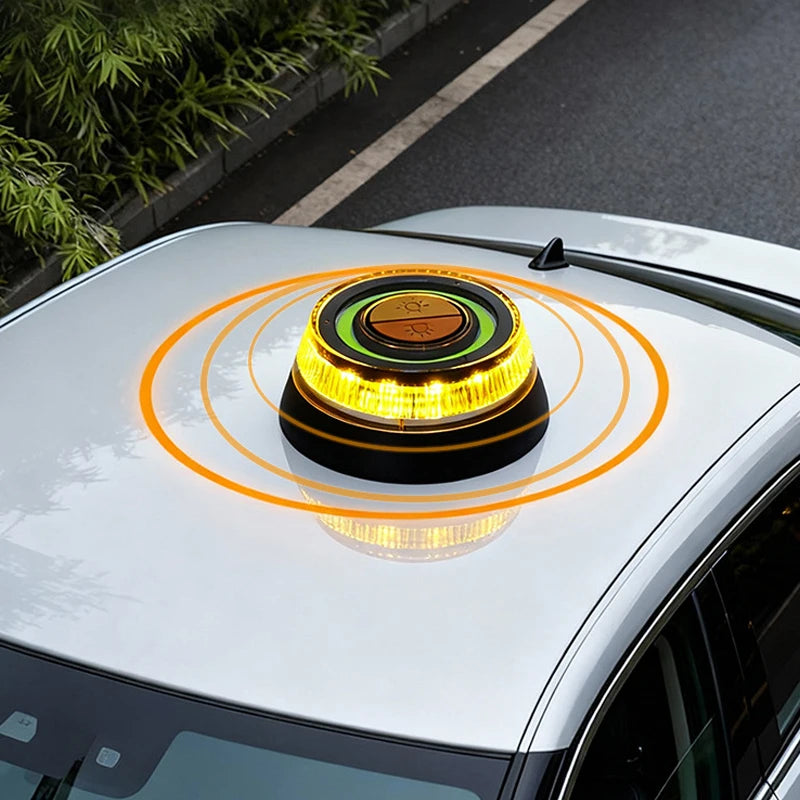 Emergency Beacon Brightness Roof Warning Magnetic Adsorption