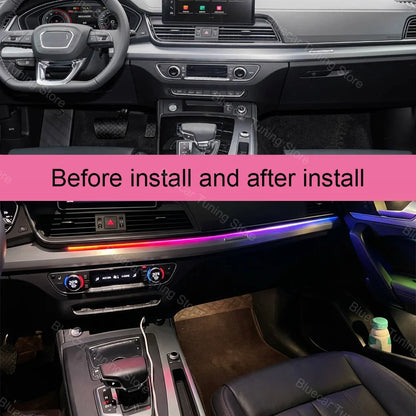 For Audi Q5 2018-2025 24 Lights Dynamic Active Ambient Interior