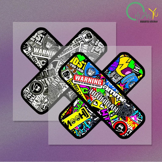 Creative Patch Block Scratches Sticker Brand Graffiti Bandage