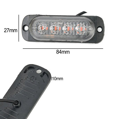 12V 800LM 4LED off-road Trucks Fog Super Bright Forurgent