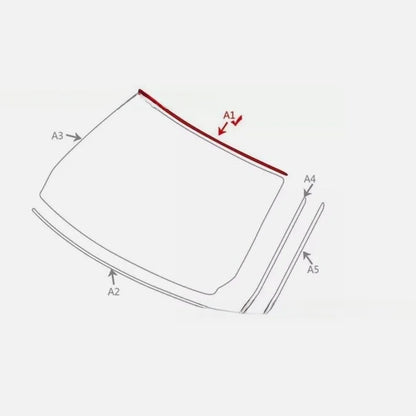 For BMW E90 E91 E60 2005-2012 Front Upper Windshield Moulding