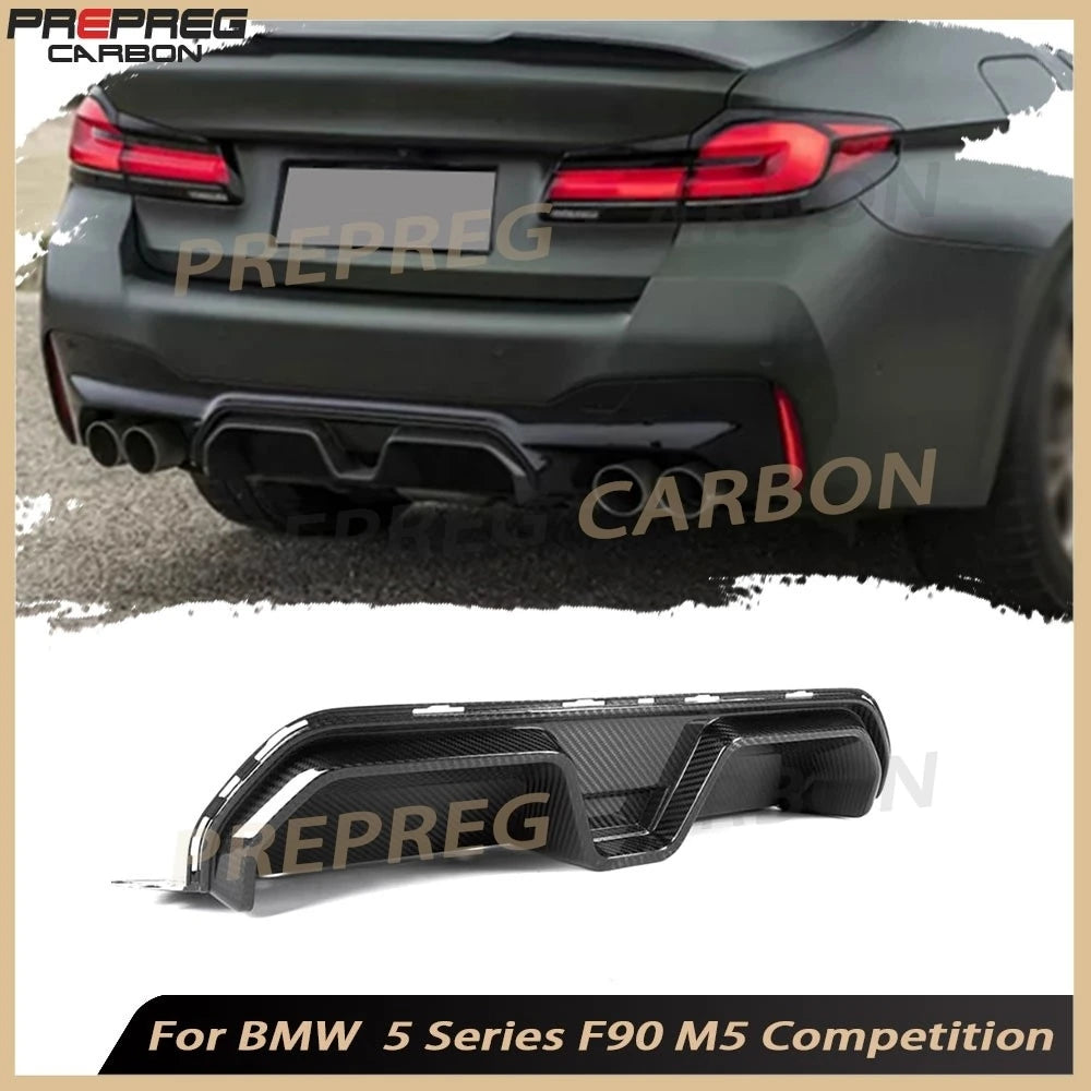 For BMW 5 Series F90 M5 Competition 2020 Rear Diffuser Bumper