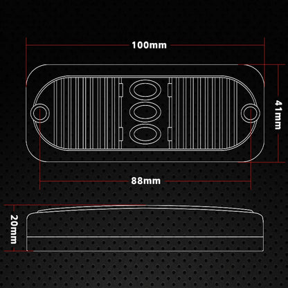 Trailer Side Marker Clearance Lamps Rear Turn Signal Indicator