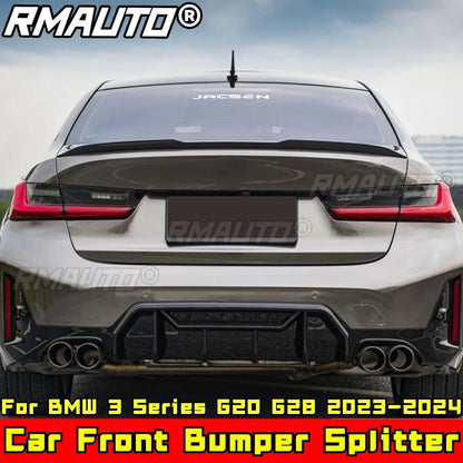 For 3 Series G20 G28 Body Kit Rear Bumper Lip Diffuser Spoiler