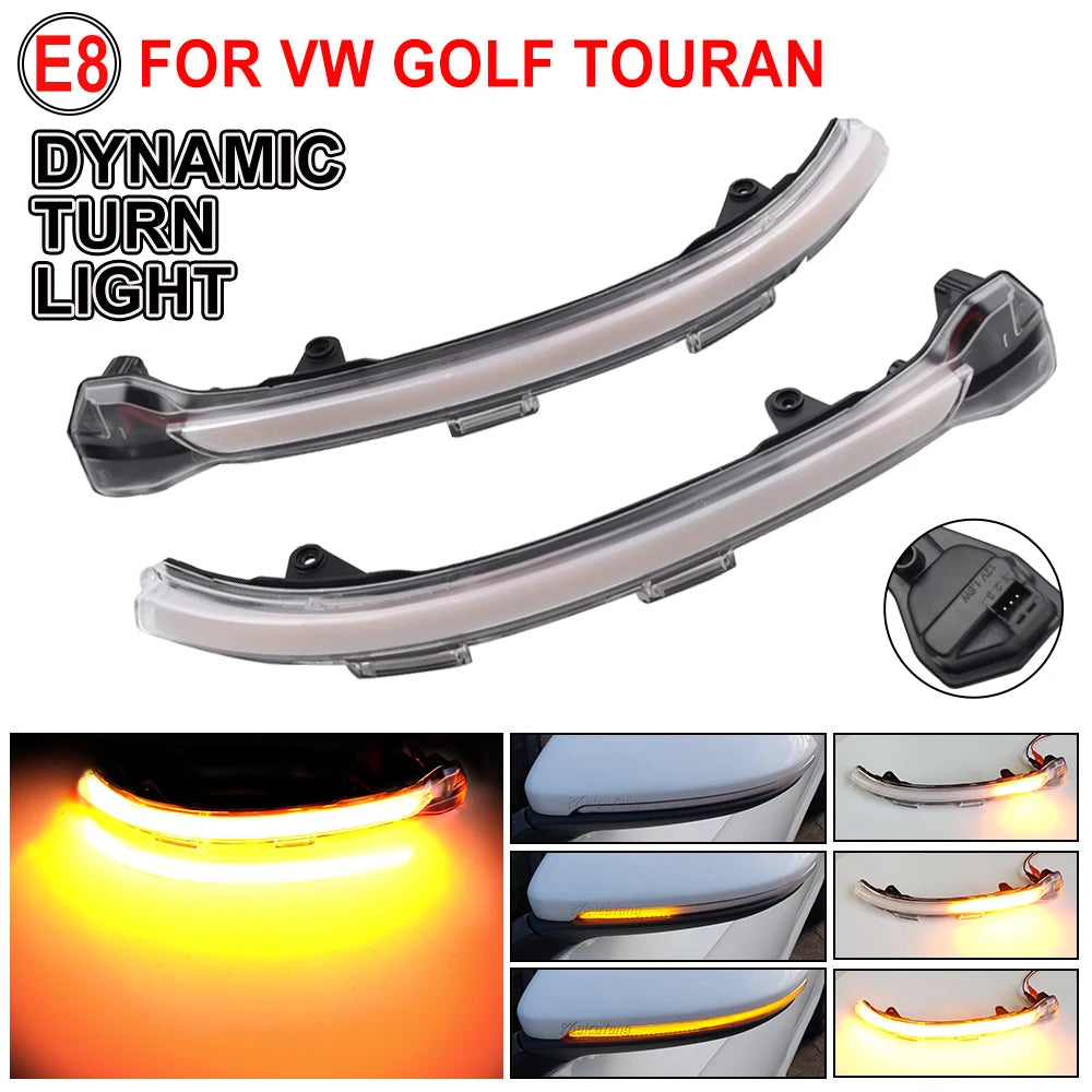 For VW Golf 7.5 MK7.5 Gti 2PCS Malcayang R Gtd Rline MK7 Dynamic