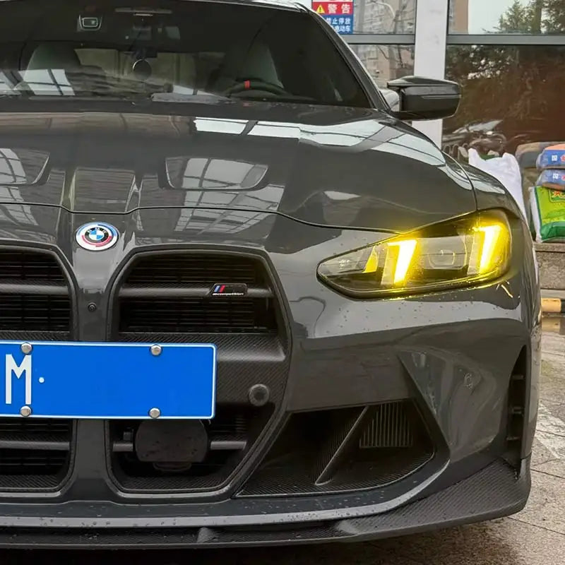 For BMW G80 M3 G82 M4 G80 G82 Lci Csl Yellow White Dual Color Drl