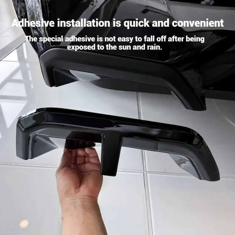 For BMW 5 Series I5 G60 Black Rear Bumper Diffuser Tail Lip Side