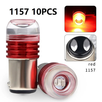10PCS 12V Rear Taillight Tail Brake Strobe Flashing Motorcycle