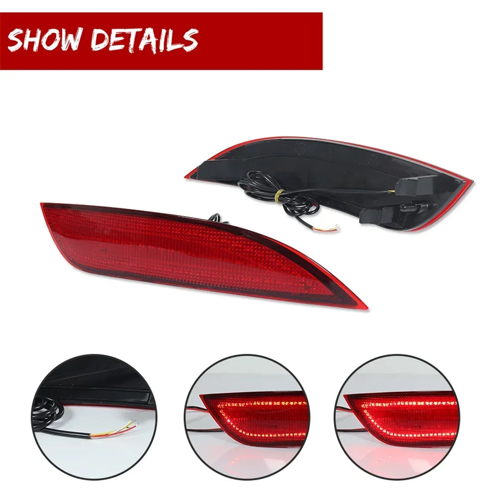 For Ford Focus 2015 2016 2017 2018 Rear Bumper Reflector Tail