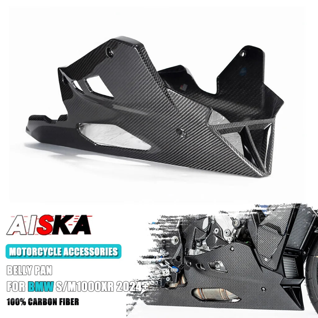For BMW S1000XR M1000XR 2024 2025 M1000XR Belly Pan Real Carbon
