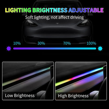 For Tesla Model 3 2019-2020 Dashboard In Symphony Ambient