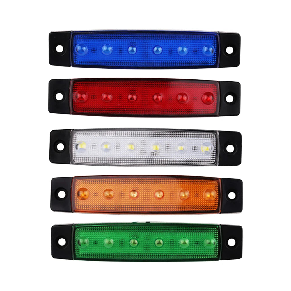 1PC 12v-24v Truck Trailer Side Marker Indicators Signal Brake