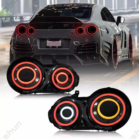 For Nissan Gtr GT-R R35 2009 Pair Taillights 2010 Taillamp Rear