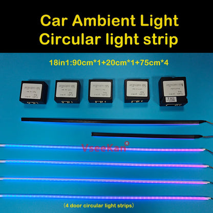 Vseekan Ambient Circular Strip Design Controlled By Mobile APP