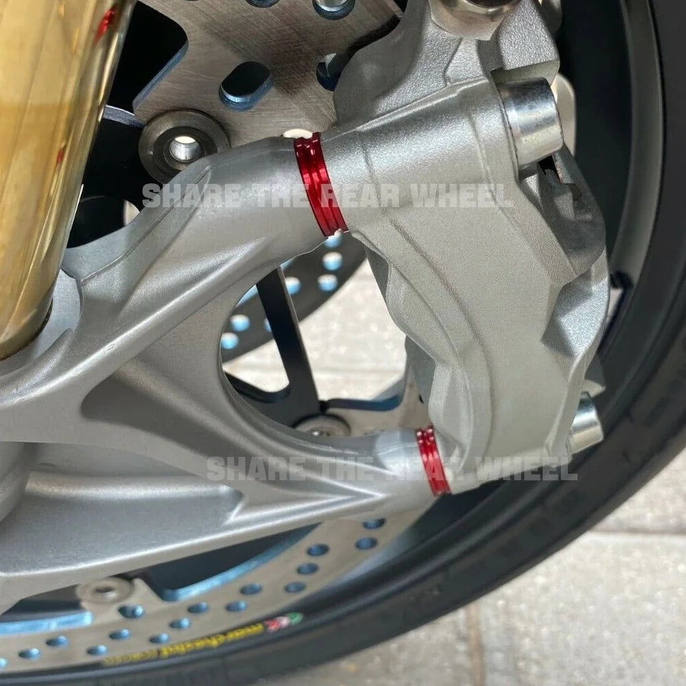 For Yamaha 5MM 8MM 10MM 12MM 4PCS Front Brake Caliper Spacers