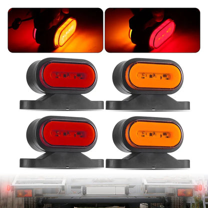 Double Side Trailer Marker 12 24V Red White Amber