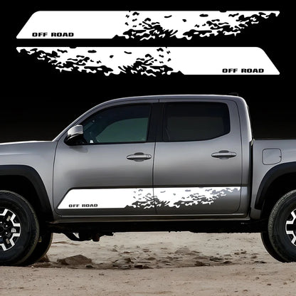 197x22cm 2PCS Off Raod Sport Stripes Body Door Side