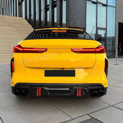 For BMW F96 X6M 2019- 2022 Jcyecf Real Carbon Fiber Rear