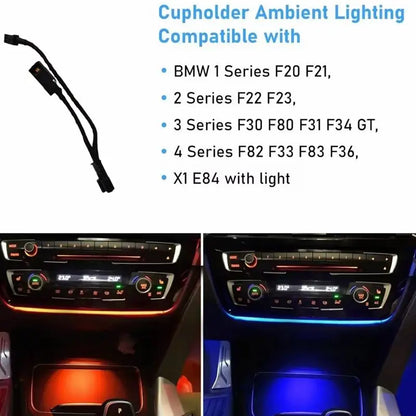 For BMW 3 4 Series F30 Cup Holder Hole Ac Radio Trim Surround