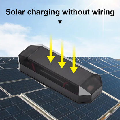 Fake Security Solar Powered Simulated Dummy Alarm Wireless