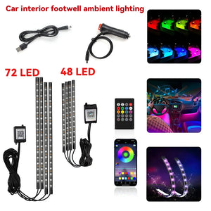 Neon RGB Atmosphere Foot 48 APP Wireless Remote Control